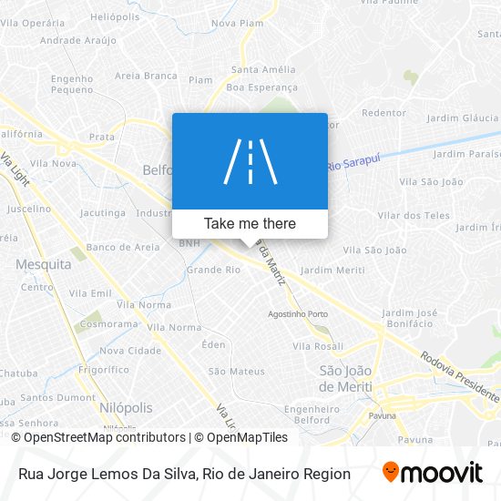 Mapa Rua Jorge Lemos Da Silva