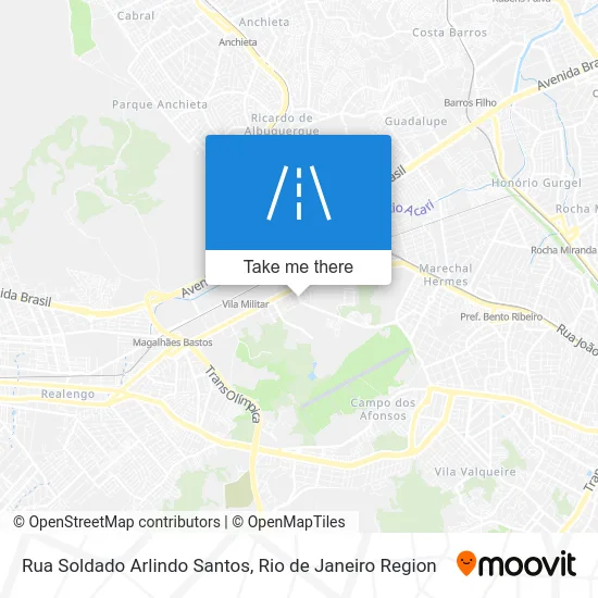 Rua Soldado Arlindo Santos map