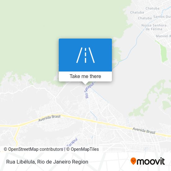 Rua Libélula map