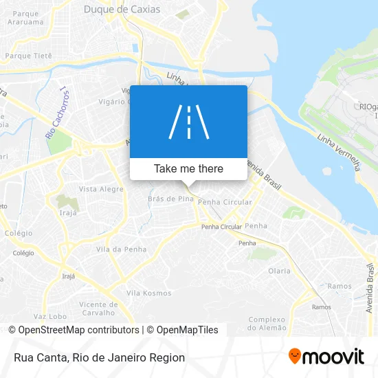 Rua Canta map
