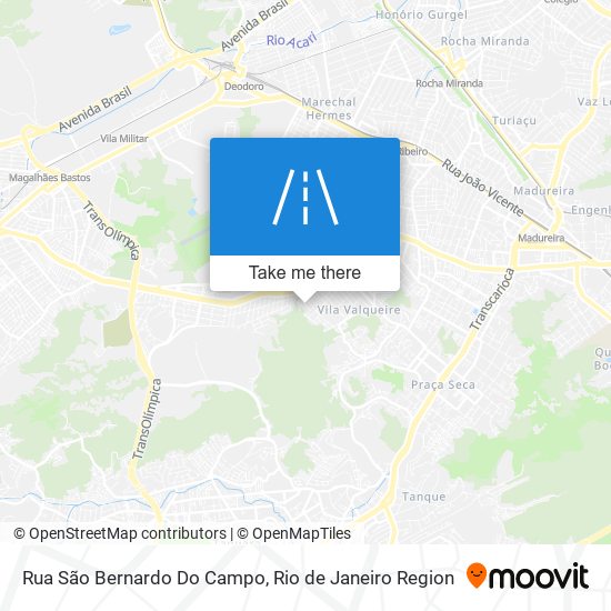 Mapa Rua São Bernardo Do Campo