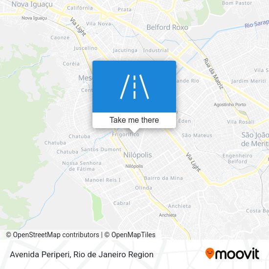 Avenida Periperi map