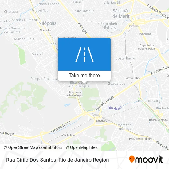 Rua Cirilo Dos Santos map