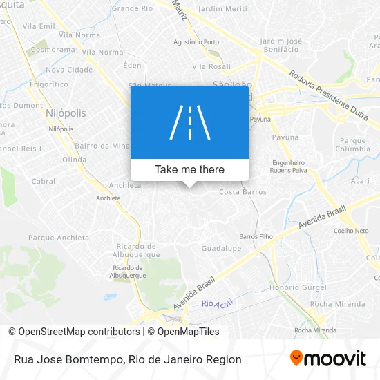 Rua Jose Bomtempo map