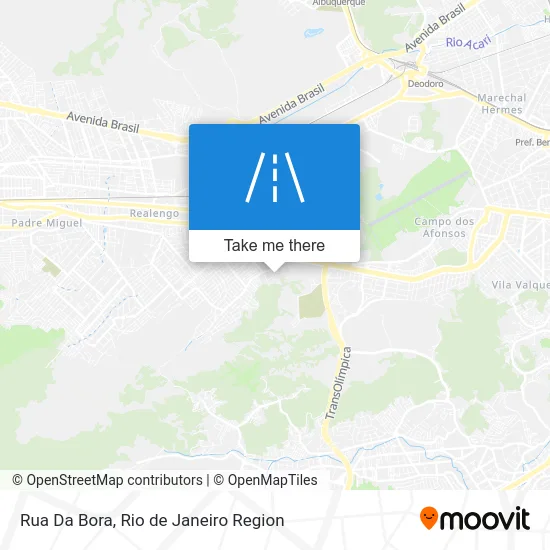 Rua Da Bora map