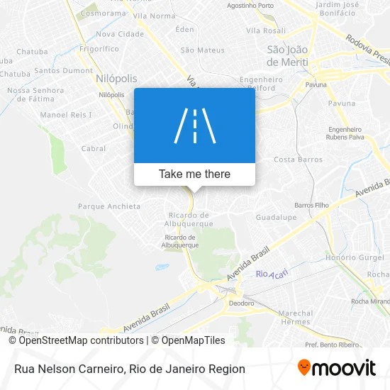 Rua Nelson Carneiro map