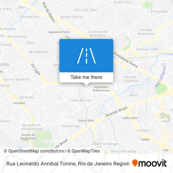 Rua Leonardo Annibal Tonine map