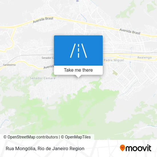 Rua Mongólia map