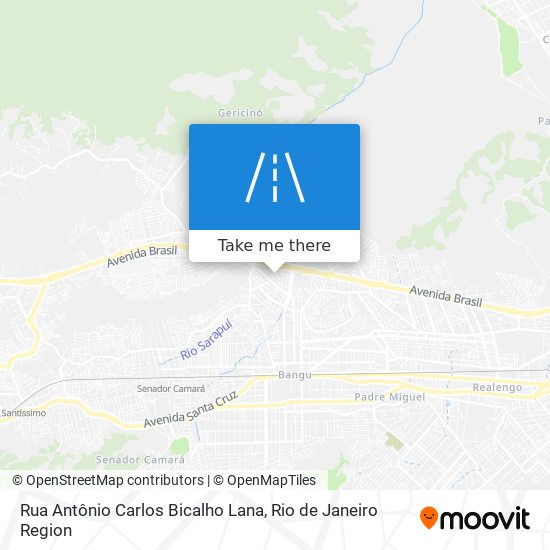Mapa Rua Antônio Carlos Bicalho Lana