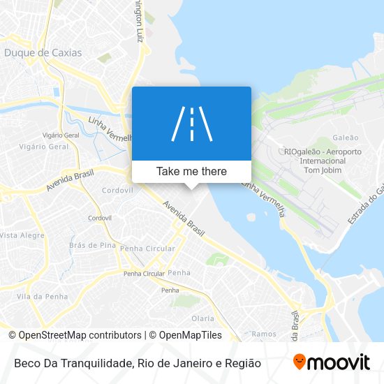 Beco Da Tranquilidade map