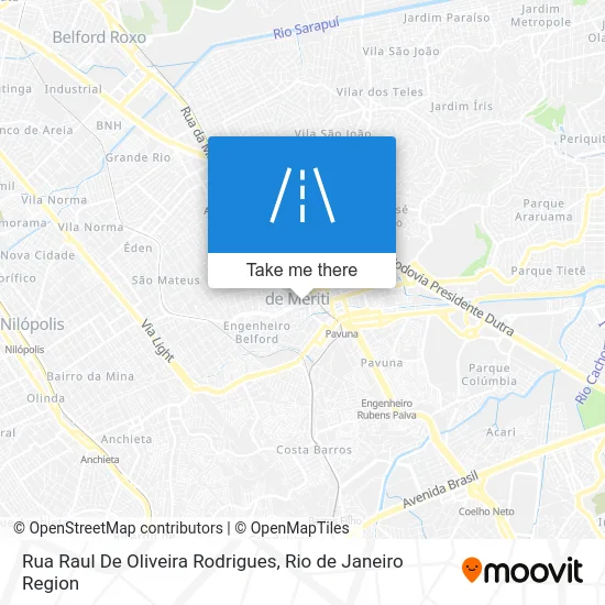 Rua Raul De Oliveira Rodrigues map