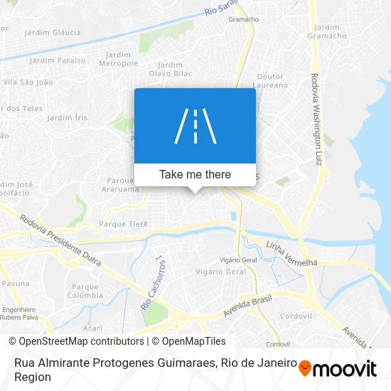 Rua Almirante Protogenes Guimaraes map