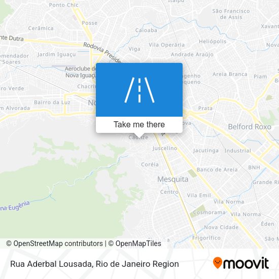 Rua Aderbal Lousada map
