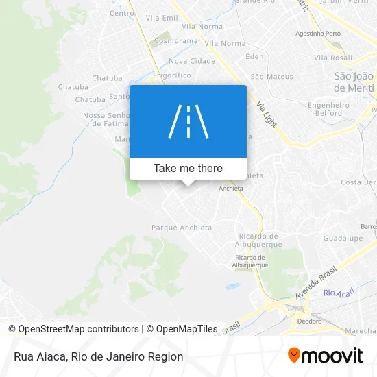 Rua Aiaca map