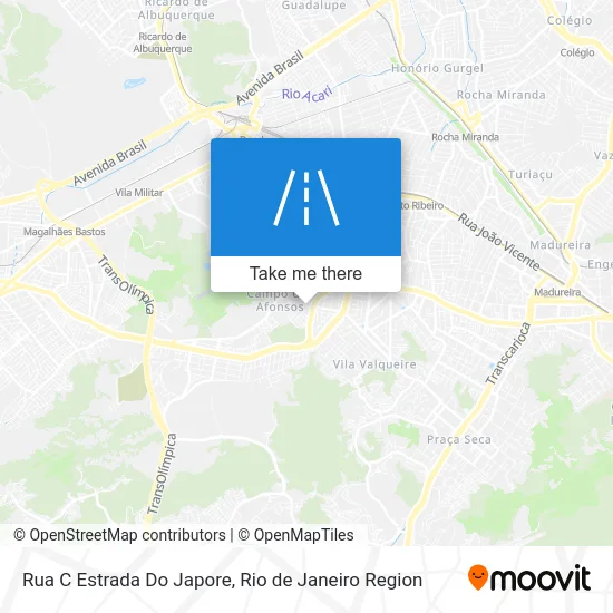 Rua C Estrada Do Japore map