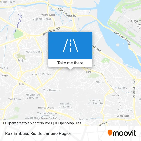 Rua Embuia map