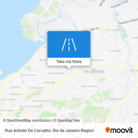 Rua Arlindo De Carvalho map
