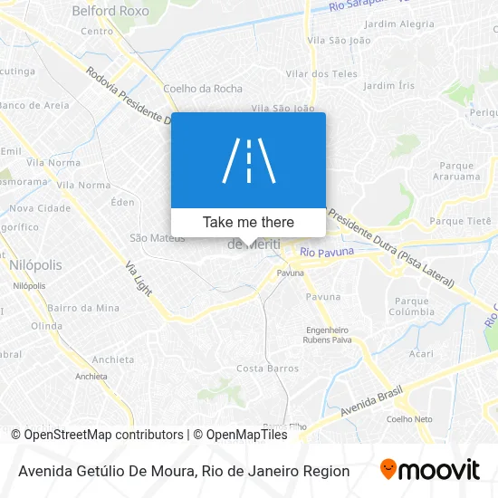 Avenida Getúlio De Moura map