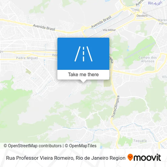 Rua Professor Vieira Romeiro map
