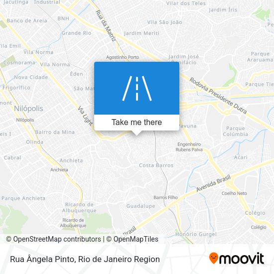 Rua Ângela Pinto map