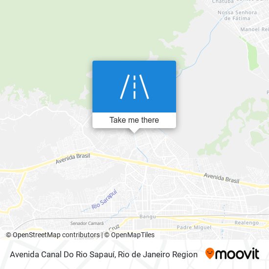 Mapa Avenida Canal Do Rio Sapauí
