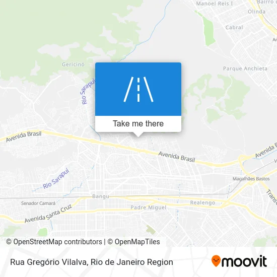 Rua Gregório Vilalva map