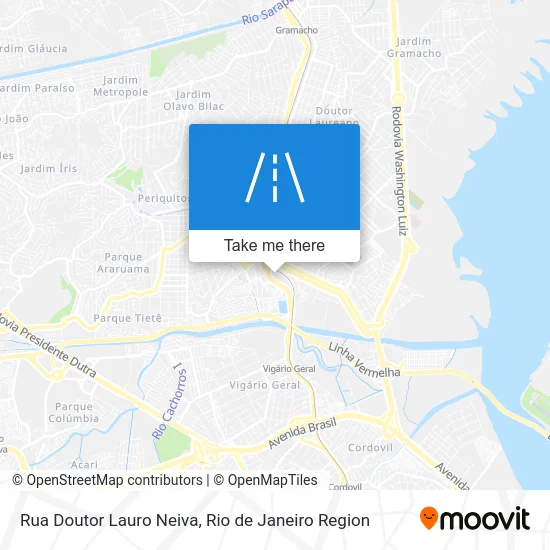 Rua Doutor Lauro Neiva map