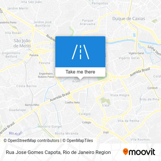 Rua Jose Gomes Capota map