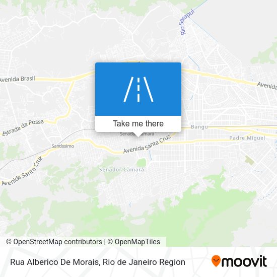 Rua Alberico De Morais map