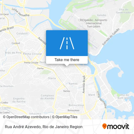 Rua André Azevedo map