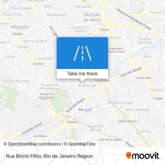 Rua Bricio Filho map