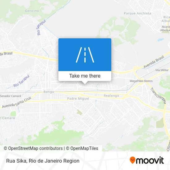 Rua Sika map