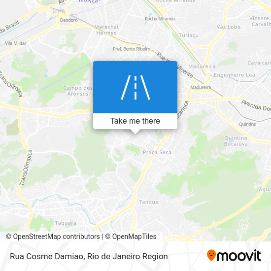 Rua Cosme Damiao map