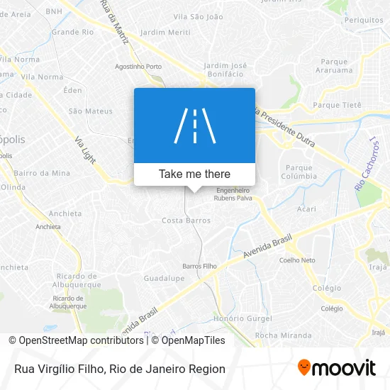 Rua Virgílio Filho map