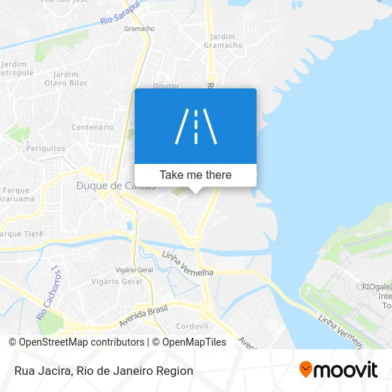 Rua Jacira map