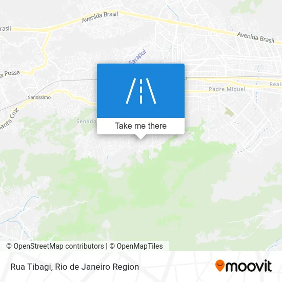 Rua Tibagi map