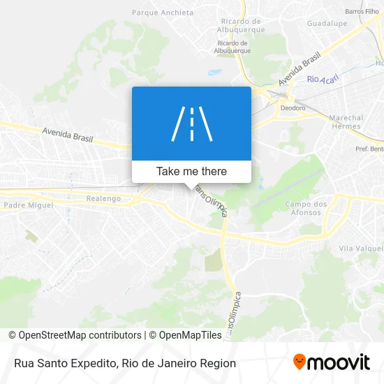 Rua Santo Expedito map