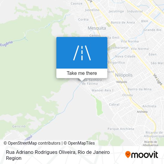 Rua Adriano Rodrigues Oliveira map