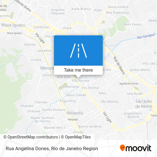Rua Angelina Dones map