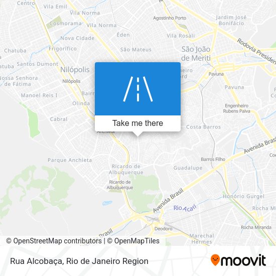 Rua Alcobaça map