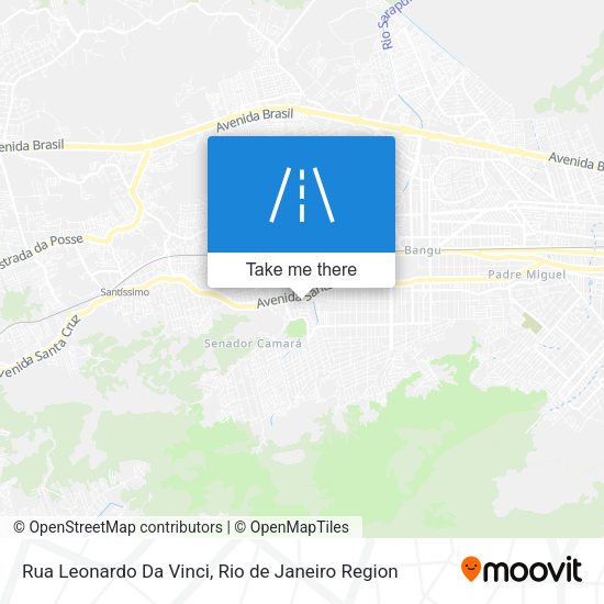 Rua Leonardo Da Vinci map