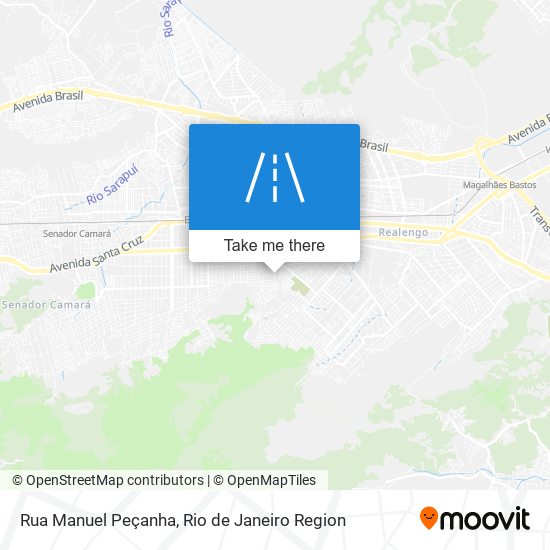 Mapa Rua Manuel Peçanha