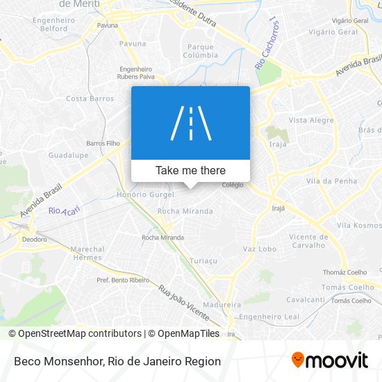 Beco Monsenhor map