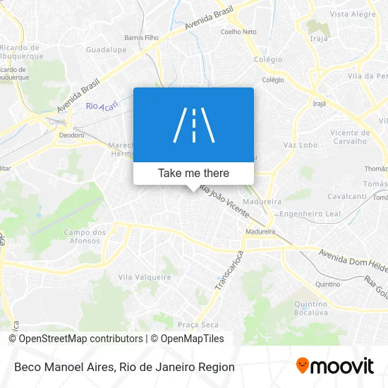 Beco Manoel Aires map