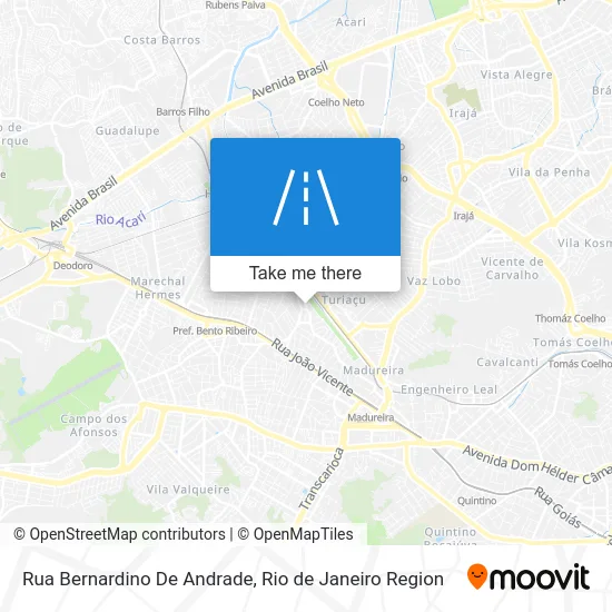 Rua Bernardino De Andrade map