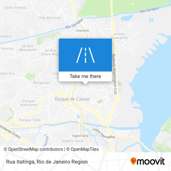 Rua Itatinga map