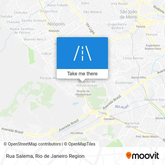 Rua Salema map