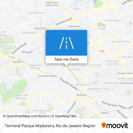 Terminal Parque Madureira map