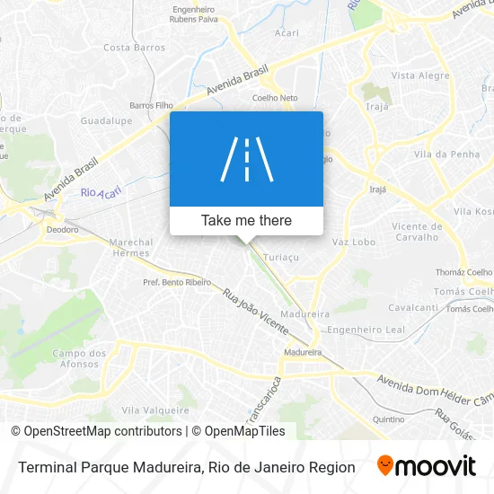 Terminal Parque Madureira map