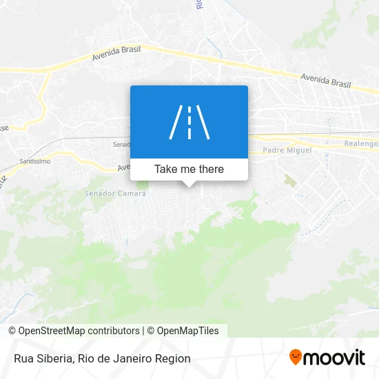 Rua Siberia map